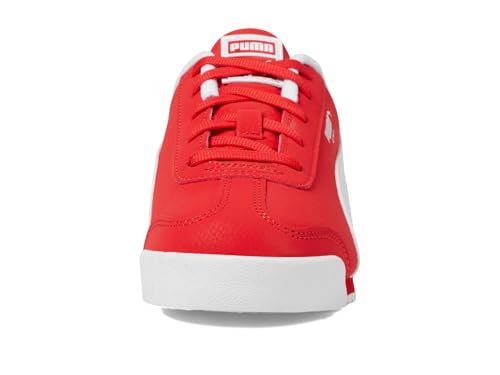 Image of Puma, Unisex-Child, Roma Reversed, for All Time Red-Puma White, Big Kid-7
