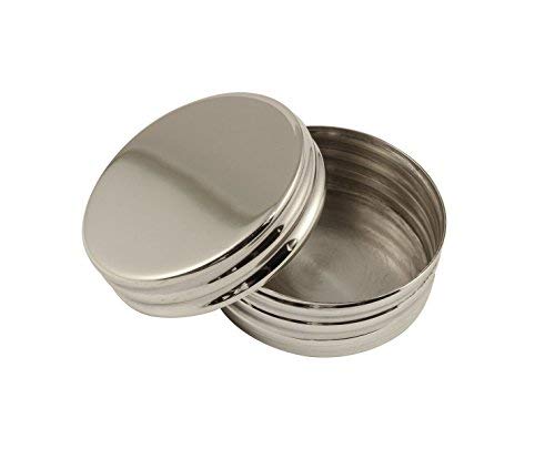 Arfasatti Boite à Pilules Petit en Argent Massif 925 avec Vis Fabriqué à la Main en Italie Cover