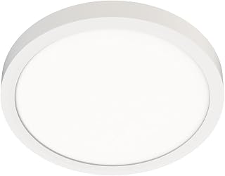 Juno JSF 11IN 13LM SWW5 90CRI 120 FRPC WH M6 SlimForm LED Surface Mount Downlight, Switchable Color Temperature, Round, 11 Inch