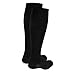 Truform Compression Socks, 20-30 mmHg, Men's Dress Socks, Knee High Over Calf Length, Black, Medium
