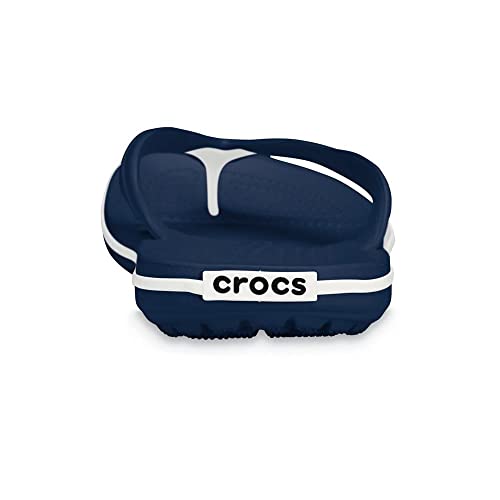 Image of Crocs Unisex's Clock Band Flip, Navy, 33.0 cm