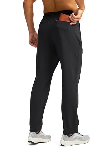 G Gradual Men's Fleece Lined Winter Pants with 3 Zipper Pockets Warm Athletic Joggers Workout Running Sweatpants for Men2