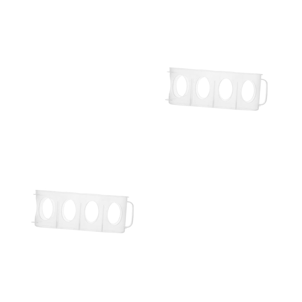PRETYZOOM 4pezzi Contenitore Per Bevande Organizer Frigorifero Per Lattine e Condimenti Scatola Di Stoccaggio Multiuso Per Cucina e Birra Resistente e Pratico Per Uso Domestico