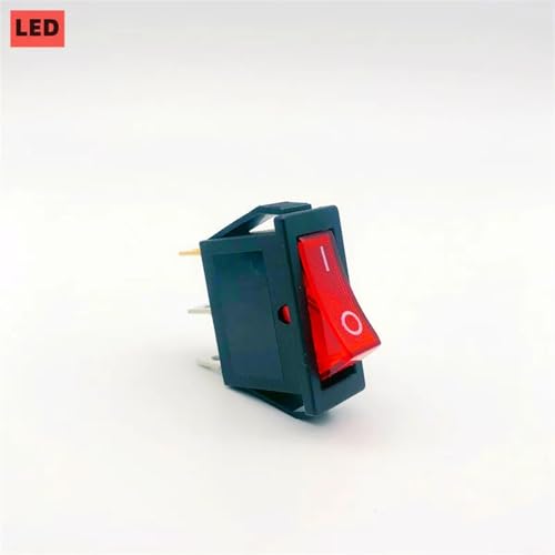 Interruptor basculante KCD3 LED 3 pines ON-OFF-ON para paneles eléctricos de 20A 2