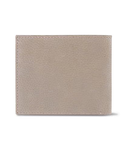 Image of Tommy Hilfiger Mens Two-Tone Leather Slim Bifold Wallet with ID Window