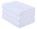 HOPESHINE Microfiber Soft Hotel Towel Fast Drying Sports Towel Travel Gym Towels 3-Pack 16inch X 32inch (White)
