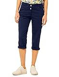 Cecil 3/4 Hose Style New York im Loose Fit, Low Waist mit Slim Legs