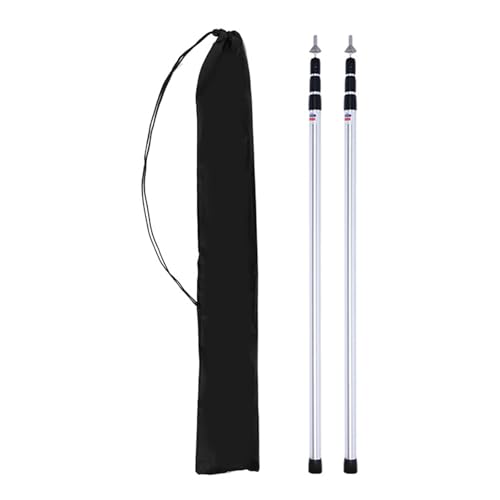 安定した伸縮テントポールアンチスリップベースアルミニウム合金屋外シェルター風力抵抗抵抗抵抗性アルミニウムテントのための伸縮