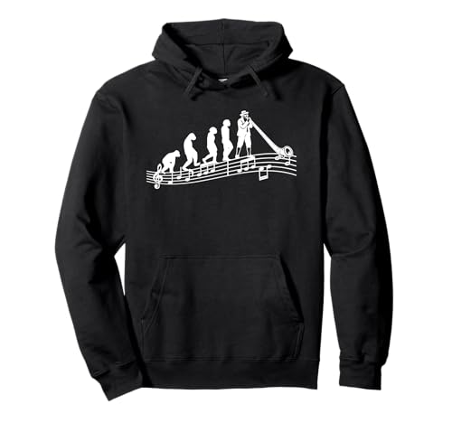 Alphornspieler, Alpenhorn, Musik Noten, Almhorn, Alphorn Pullover Hoodie
