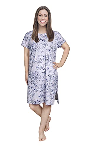Fashion by Mirabeau Sleep Dress (Large, Lyra Lavender)