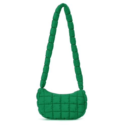 Image of Women Quilted Small Crossbody Bag Puffer Shoulder Bag Ladies