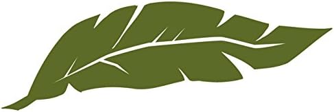 Miniatura 2 de 5 piezas de hojas de palmera tropical, hojas, palmeras, isla Fronds, playa, océano, mar, despegar removible, autoadhesiva, vinilo, decorativo,