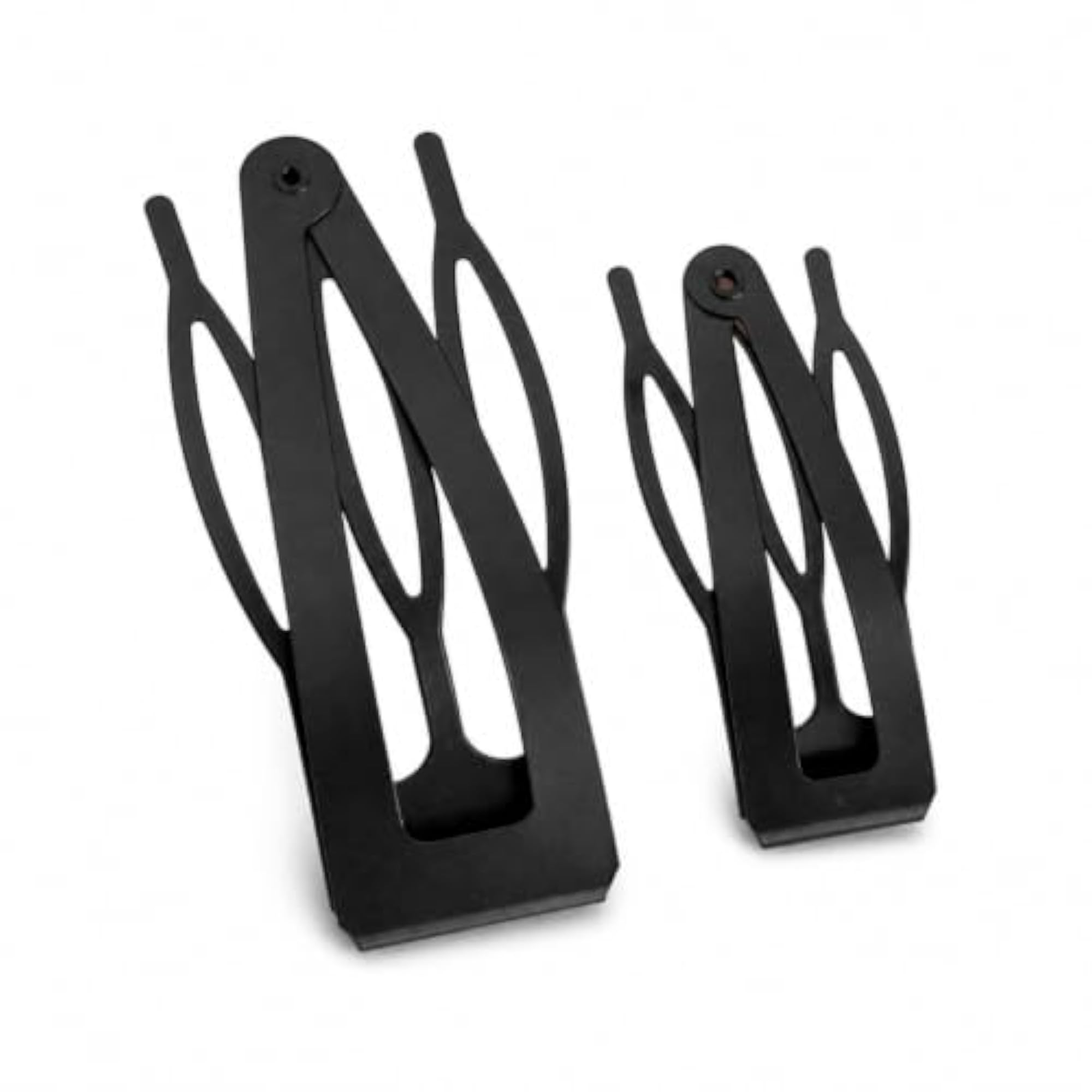 Matte Black No-Crease Hair Comb BB Clips Set for Bangs