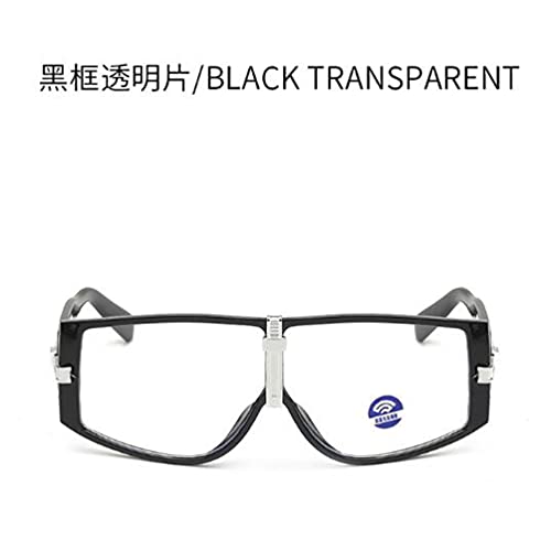 Full-enclosed wide-rim sunglasses new punk style hip-hop glasses men's UV protection sunglasses3