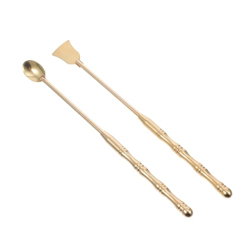 JECOMPRIS Kupfer Räucherlöffel Und Räucherschaufel Satz Messing Räuchergefäß Zubehör Für Räucherzeremonie Ergonomisch Gestaltet