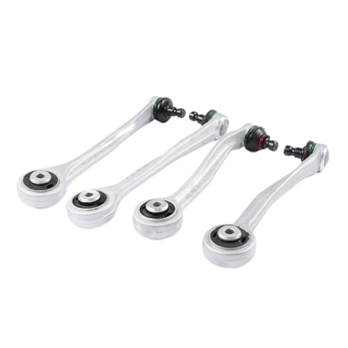 Brazos de enlace laterales y rótulas de suspensión de chasis de coche, aluminio, 4 piezas, Compatible con Audi A4, S4, B8, A5, S5, Q5, 8K0407506N