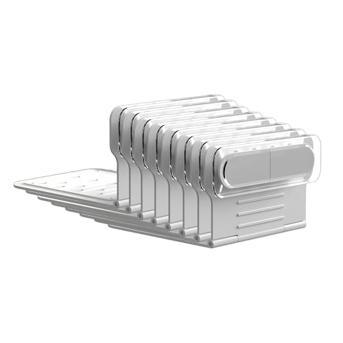 Tabiaprd Bed Sheet Holders,8 Set Lock Sheet Holders Upgrade Bed Sheet Fasteners for No More Loose Sheets,Heavy Duty Mattress Fitted Sheet Lock, Easy to Install(S Size)