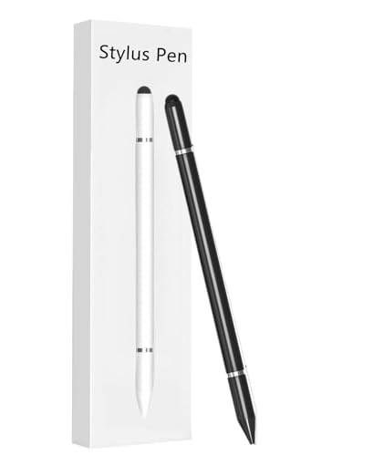 Stylet 3 en 1 noir haute précision pour tablettes Android et iPad