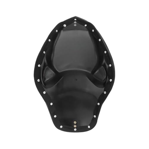Asiento trasero de pasajero negro custom de cuero artificial para Sportster XL 04-18 4