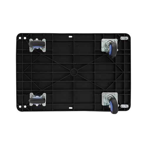 Carretilla Plataforma Plegable con Jaula y Ruedas 4 Pulgadas miniatura 6