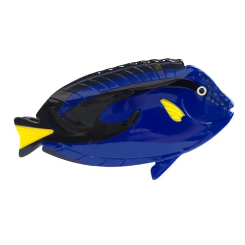 Fantasy Blue Tang Fish Hair Clip,Acetate Claw Clips,Big Hair Clips for Women,Funny Hair Clips for Girl