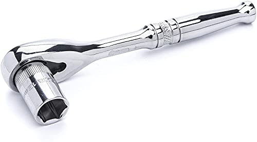 Sata 1/4-Inch Drive 72-Tooth Quick-Release Ratchet With A Teardrop Head, Polished Chrome Finish - St11971U #TOP3