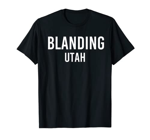 BLANDING UTAH UT USA Patriottico Vintage Sport Maglietta