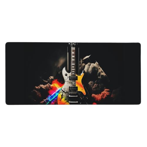 Tapis de souris XXL 40x90cm rock en caoutchouc antidérapant pour bureau