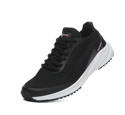 Bernal Women's Fashion Sneakers, Comfortable Mesh Breathable Lightweight Shoes, Walking, Lace-Up, Yoga, Gym, Workout, Casual, Work, Sport, Tennis Shoes