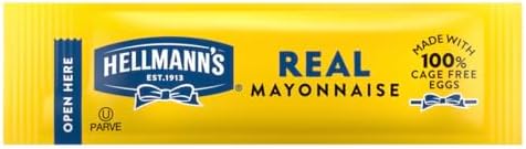 Hellmann's Real Mayonnaise Packets Single Serve, 0.38 Oz, 210 Pack
