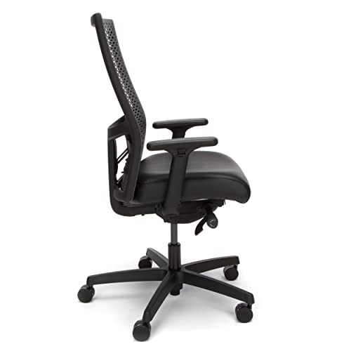Hon Ignition 2.0 Reactiv Office Chair Ergonomic Open Mesh-Style Back For High Airflow & Flex Support - Adjustable Lumbar, Synchro-Tilt Recline, Home Office Computer Desk Chair For Back Pain - Black #TOP7