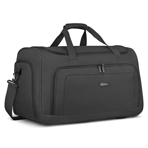 REDOLZ mittelgroße Reisetasche mit Schuhfach | Handgepäck Weekender 55 x 30 x 32 cm, Sporttasche mit 48 L | Gym Travel Bag für Frauen & Männer (Essentials 12)