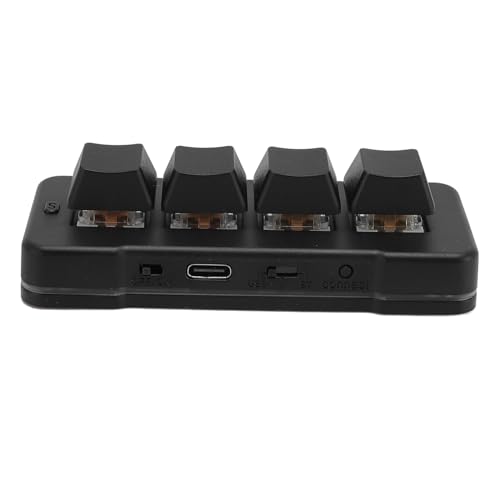 Przewodowy Port USB, Niestandardowa Programowalna Klawiatura do Gier Makro, Podświetlany RGB dla Telefonu, Tabletu, 4-klawiszowa Klawiatura Mechaniczna Klawiatura do Gier