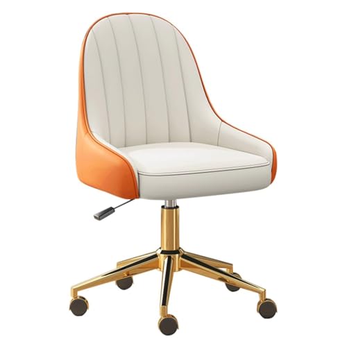 Chaise de bureau ergonomique à dossier moyen et assise réglable rembourrée