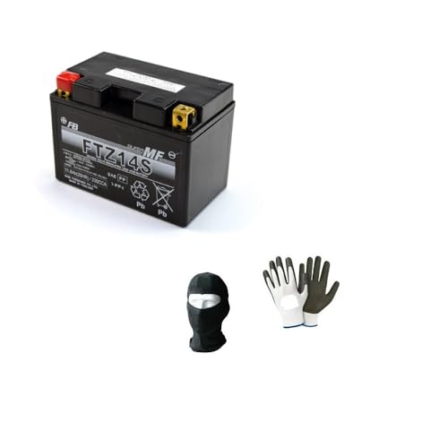 KOMPATIBEL MIT CF MOTO MT 450 JAHR 2024 AL 2024 GEL BATTERIE FURUKAWA YTZ14S FTZ14S AKTIVE BATTERIEN LADEN UND EINSATZBEREIT 11,6 AH 12 V