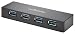 Produktbild Kensington USB 3.0 Hub mit 4 Anschlüssen, Übertragungsgeschwindigkeit bis 5 Gbit/s - 3A Ladefunktion, Plug-and-Play, HP, Dell, Windows, Macbook, K39122EU