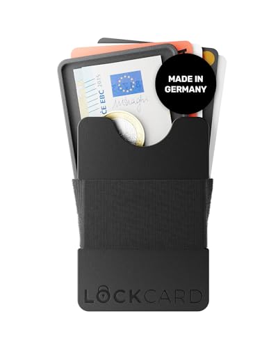 Mini porte-monnaie anti-piratage pour vider vos poches encombrées grâce au portefeuille Lockcard