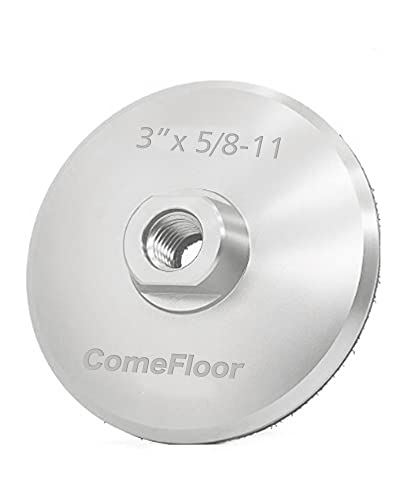 Aluminum Backer Pad 3 Inch Hook and Loop Backing Pad with 5/8”-11 Thread (3“)