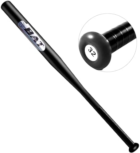 Baseball Bat Strong Metal Baseball Bat Full Size Non-Slip Handle ...