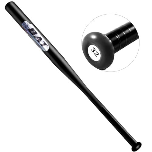 Baseball Bat Strong Metal Baseball Bat Full Size Non-Slip Handle ...
