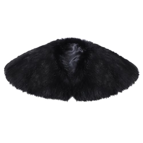 Châle médiéval Viking en fausse fourrure de qualité supérieure pour costume