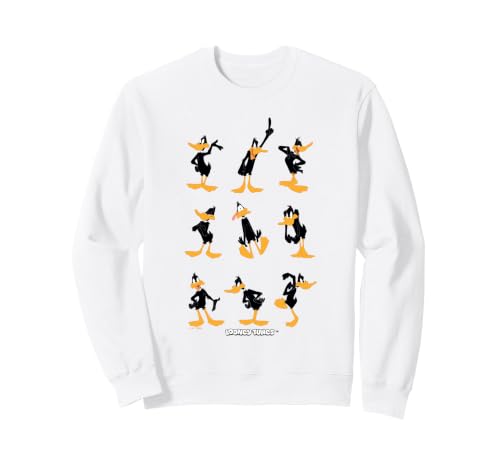Image of Looney Tunes Daffy Duck Character Poses Sweatshirt
