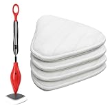 Hildbrandt Clean Co. 4 Steam Pocket Mop Pads Compatible Micro Fiber Replacement Pad for Dirt Devil AD50000 PD20000 PD20000B