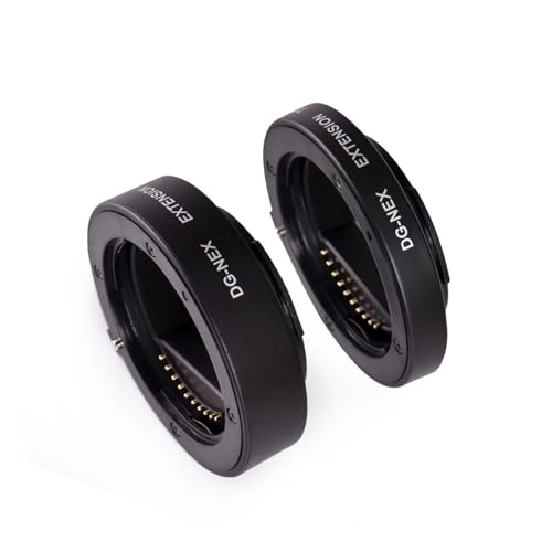 Anillo de extensión macro para solucionar la distancia de enfoque en cámaras Sony E 4