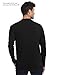 True Classic Long Sleeve Shirts for Men — Mens Long Sleeve Tee-Shirts, Henley Shirts for Men or Waffle-Knit Thermal T-Shirts - Classic Crew Neck - Regular, Pack of 1, Black, XL