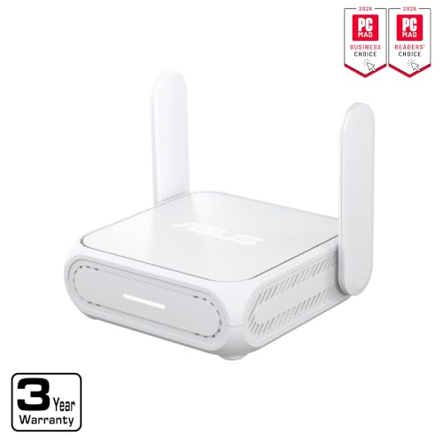 Image of ASUS RT-BE58 Go Travel Router WiFi 7 Dual-Band, 3.6Gbps, Secure Public WiFi