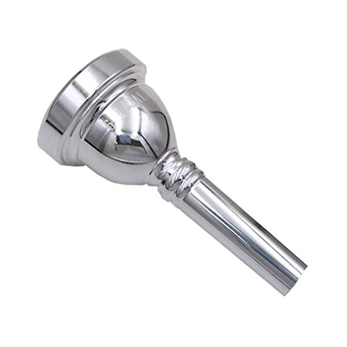 Missmore Trombone Mouthpiece 12C,Baritone and Euphonium Mouthpiece,Silver Plated