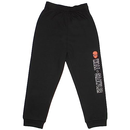 Image of Marvel Avengers Spider-Man Black Panther Miles Morales Boys 2-Piece Fleece Sets, Fleece Hoodie and Pants Bundle Set for Boys