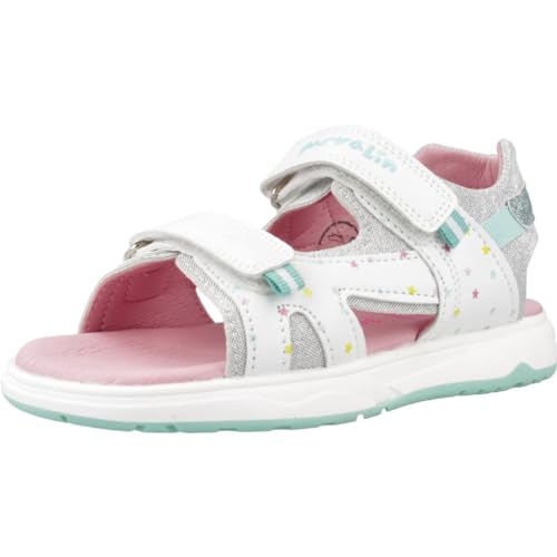 Sandale fille Garvalín 242853 en cuir souple pour enfant
