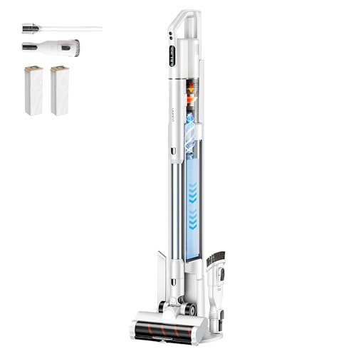 UWANT コードレス掃除機 自動ゴミ収集＆強力吸引＆60分長持ちバッテリー